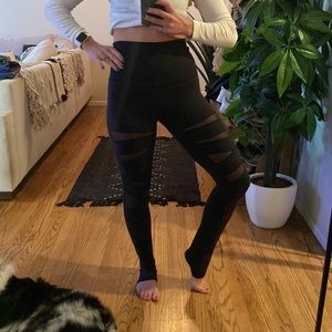 Lululemon Wunder Under Pant Tech Mesh Tight